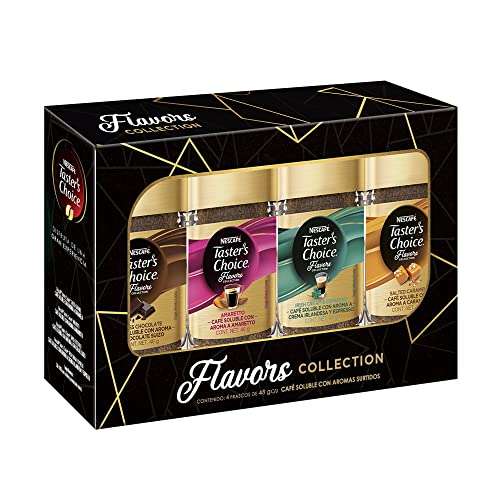 Amazon: Taster's Choice Flavors Collection 4 Frascos 48g c/u