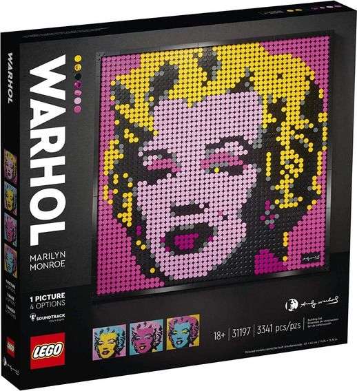 LEGO - Andy Warhol x Marilyn Monroe con 70% descuento