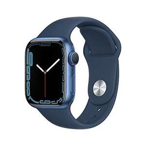 Amazon: Apple Watch Series 7 (GPS) Smartwatch con Caja de Aluminio Azul de 41