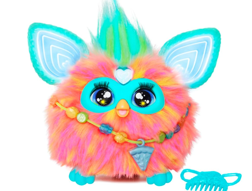Amazon: Furby Coral Peluche Electrónico Interactivo con Luz y Sonido para niños de 6 años