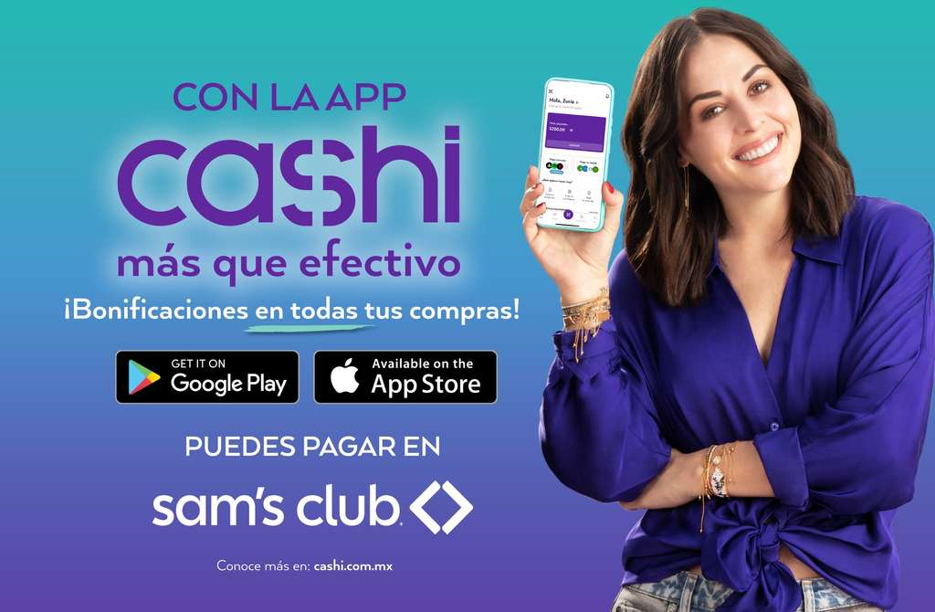 Sam's Club: bonificación de hasta % en  y en tienda física  pagando con CASHI | 2023 | (P2) 