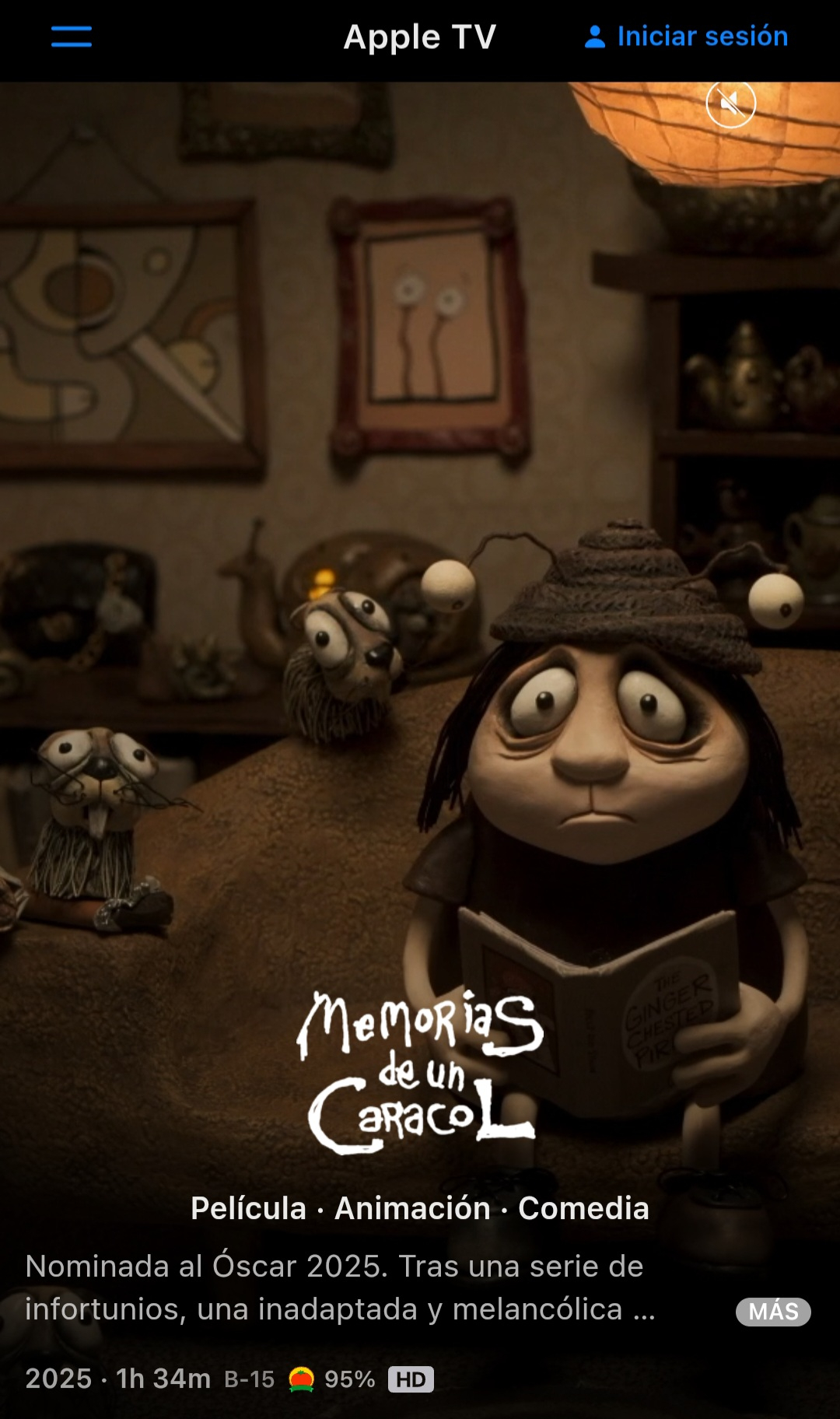 iTunes: AppleTv, Memorias de un Caracol.
