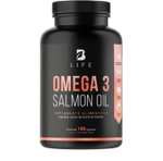 B Life: Omega 3 aceite de salmón 180 cápsulas