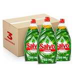 Amazon: SALVO Lavatrastes Líquido Limón, jabón líquido que remueve grasa difícil, 3 unidades de 750ml (Total 2.25L) | Planea y Ahorra