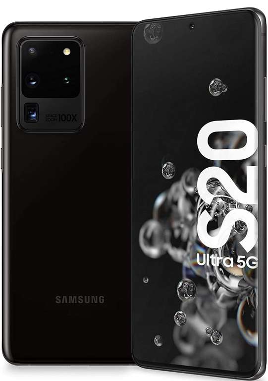 Amazon: Samsung S20 Ultra 5G desbloqueado de fábrica SM-G988U1 Cosmic Black 12 gb ram y 128 GB (Reacondicionado) | Precio antes de pagar