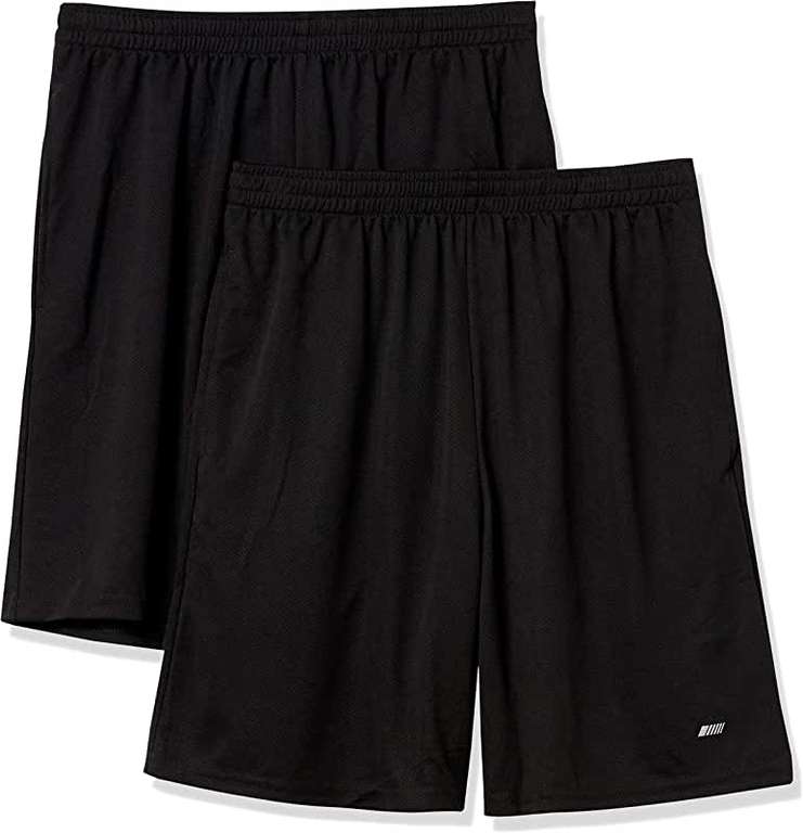 2 Shorts Amazon Essentials Negros Talla M