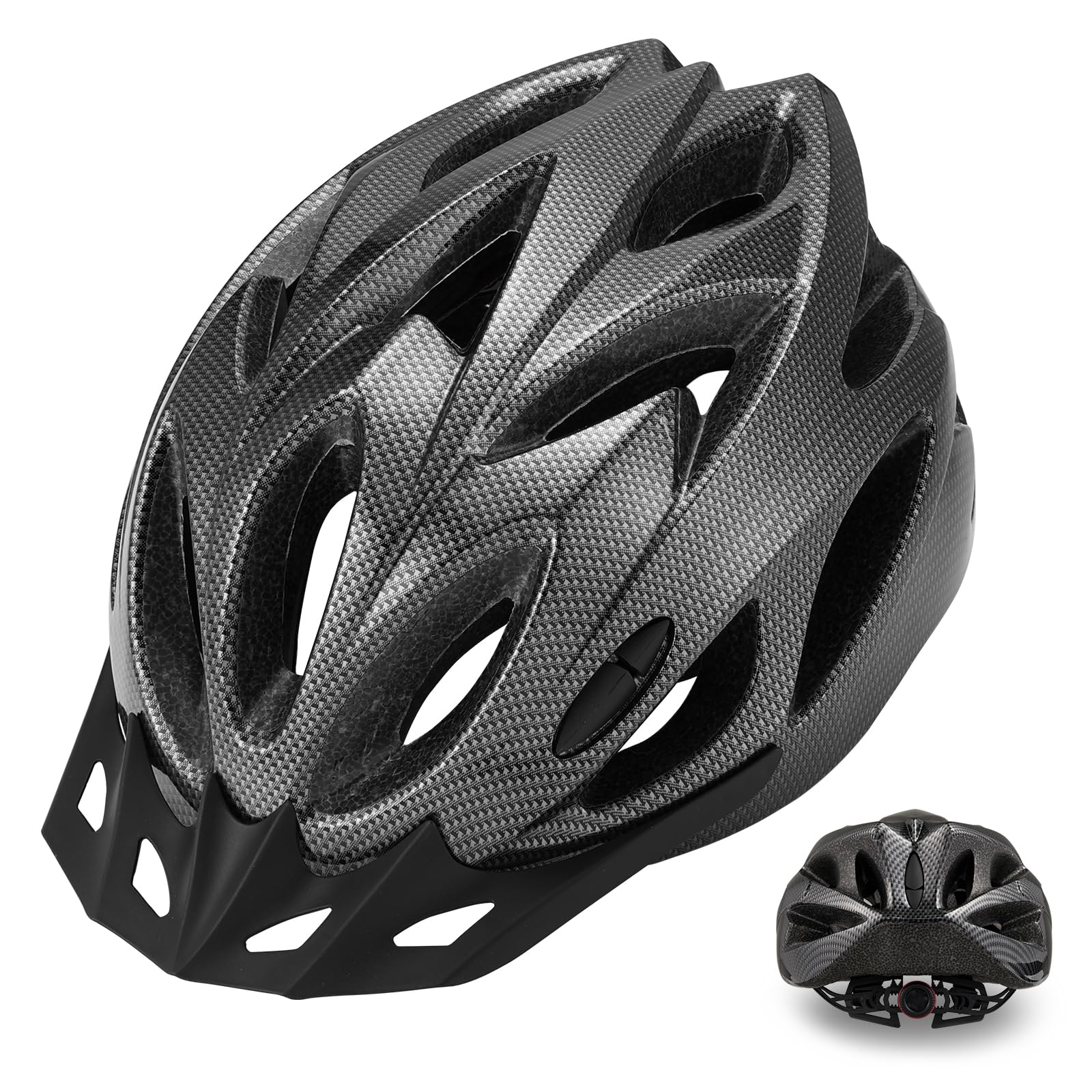Amazon: Zacro - Casco de bicicleta para adultos, ligero para hombres y mujeres, cómodo con almohadillas para orejas y visera,