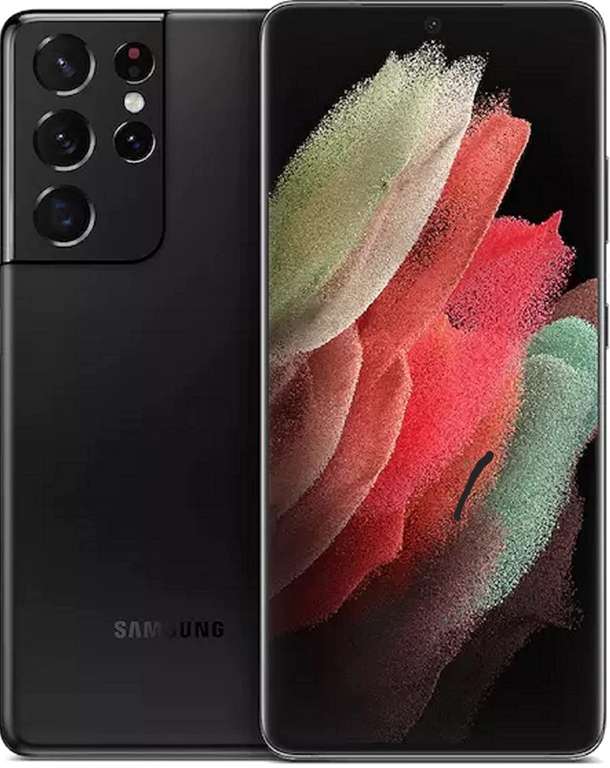 Amazon USA: Samsung Galaxy S21 Ultra, desbloqueado, versión de EE. UU. 12 ram/128GB, CON SD 888 5G (negro fantasma) RENOVADO