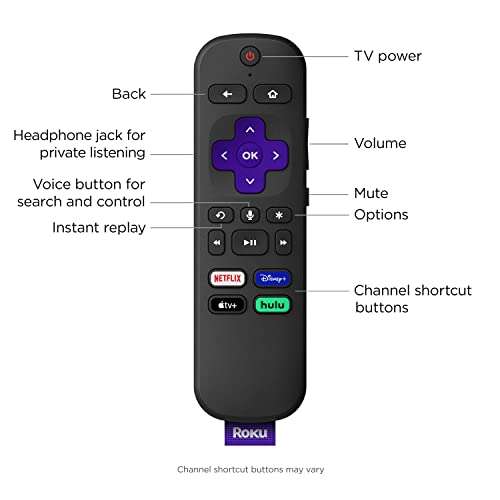 Amazon: Roku Ultra LT 4K/HDR/HD. Reproductor de transmisión con control remoto de voz mejorado, Ethernet, MicroSD, cable4 K 1.8 M