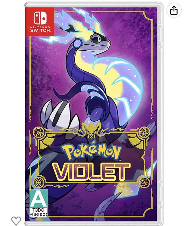 Amazon: Pokémon escarlata y Violeta