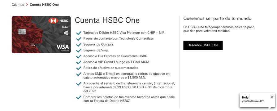 ¿HSBC cambió el nombre de su cuenta Advance a One? - promodescuentos.com