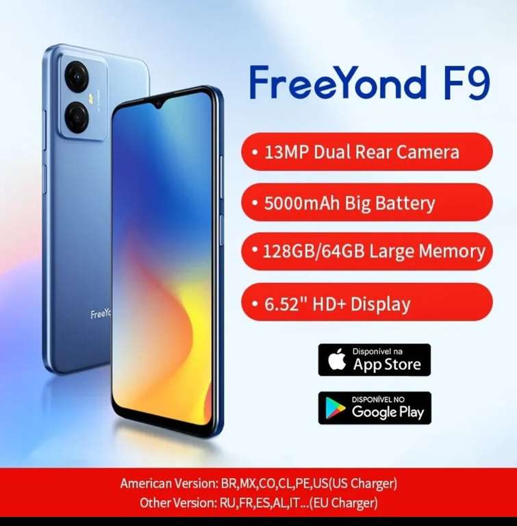 Aliexpress: FreeYond-teléfono móvil inteligente F9