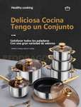 Amazon: DEKITA Batería de Cocina para inducción , 12 Piezas