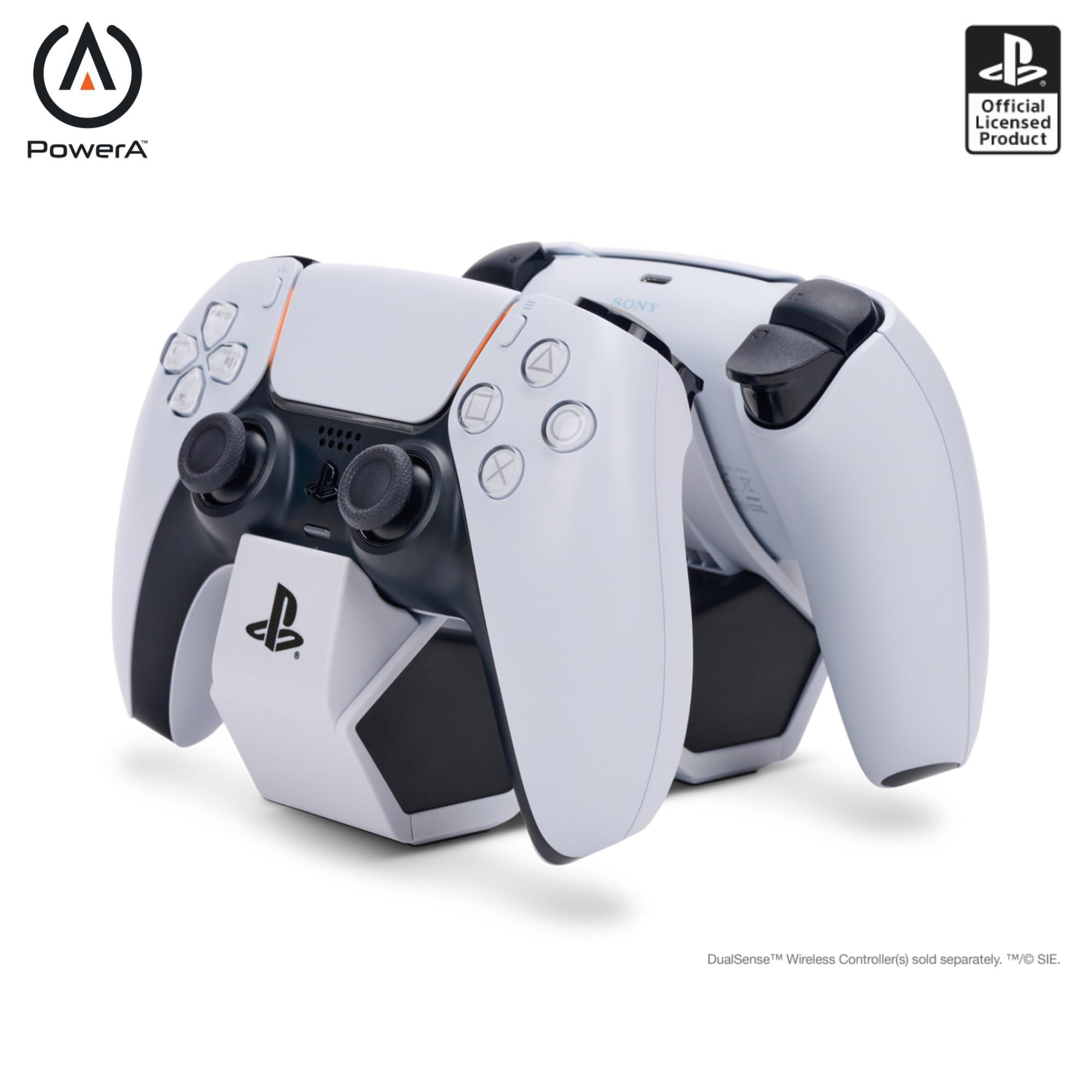 AMAZON: PowerA Estación de Carga Doble para Controles Inalámbricos Dualsense para PlayStation 5 con Licencia Oficial - Blanco Twin Edition