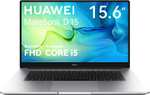 Amazon: HUAWEI MateBook D 15 2023 – Laptop de 15.6”, Intel Core i5, 16GB RAM 512GB SSD, Carga rápida 65 W, Huella Digital + Office 365 1 año