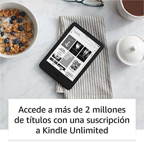 Amazon: Kindle (Version 2022) 16GB 300ppi 6' pulgadas