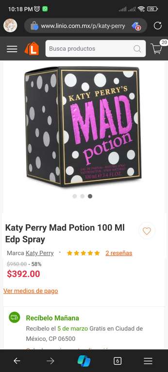 Linio: Perfume Katy Perry Mad Potion EDP 100ml