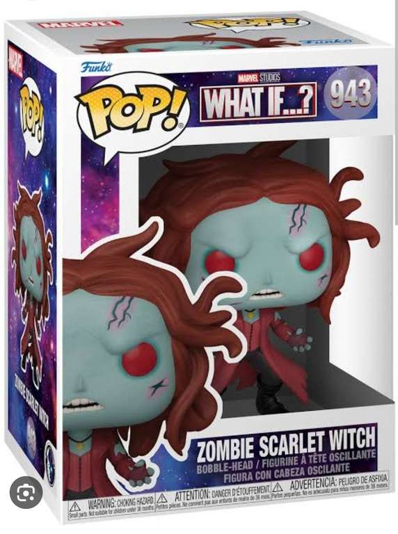Amazon: Funko Pop! Marvel What If? Scarlet Witch Zombie | Envío prime