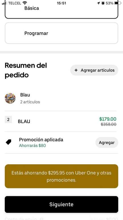 Uber Eats: 2 hamburguesas por 99 pesos con Uber One en Polanco, CDMX