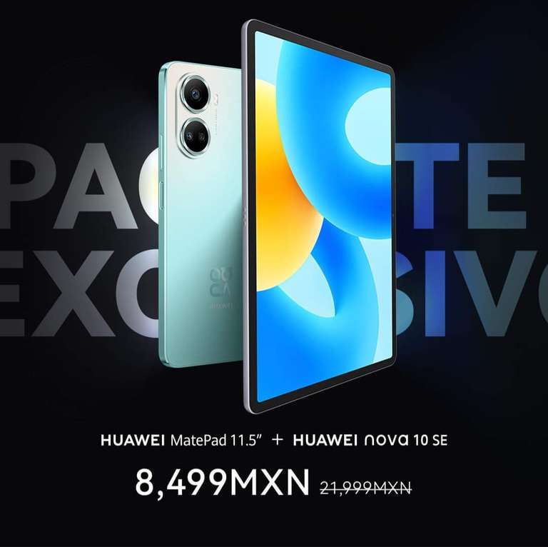 Huawei: MatePad 11.5 + Nova 10 Se