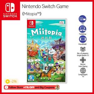 AliExpress: Miitopia para Nintendo Switch $263 (Version China)
