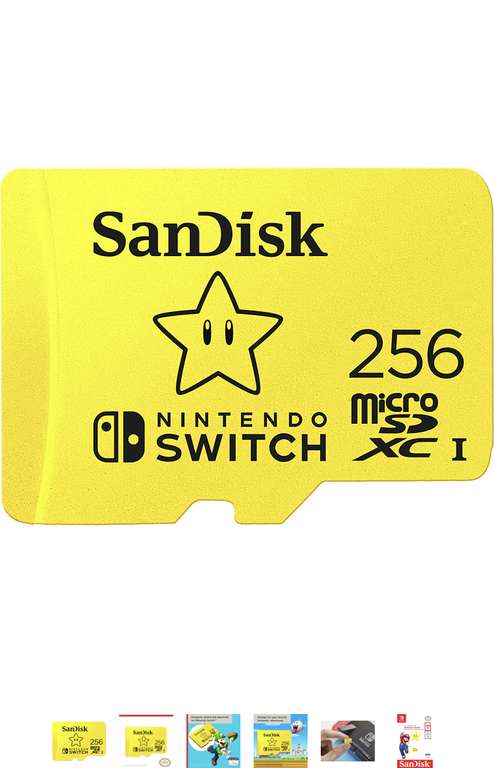Amazon: SanDisk 256GB MicroSDXC UHS-I Card for Nintendo Switch