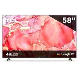 Sears: Pantalla Tcl 58" 4K Google Tv 58S454