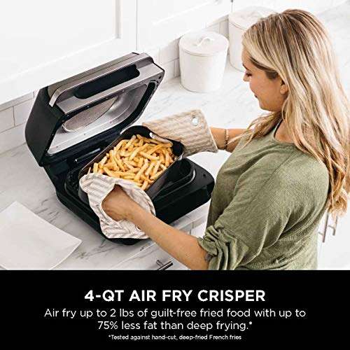 Amazon: Ninja FG551 Foodi Smart XL 6-in-1 Indoor Grill with 4-Quart Air Fryer Roast Bake Dehydrate Broil