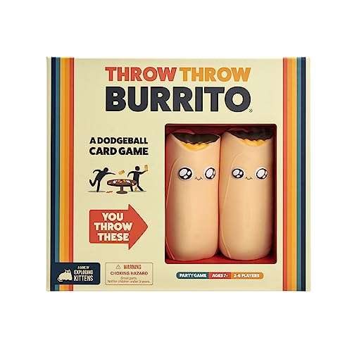 Amazon: Juego de Mesa Throw Throw Burrito. Para golpear a sus amigos