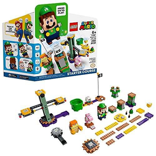 Amazon: LEGO Kit de construcción Super Mario 71387 Recorrido Inicial: Aventuras con Luigi (281 Piezas) OpciónAmazonde