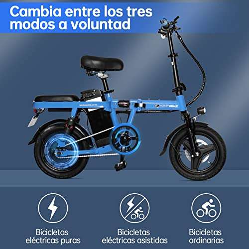 Amazon: HONEYWHALE S6 Pro Bicicleta Eléctrica Plegable para Adultos -  
