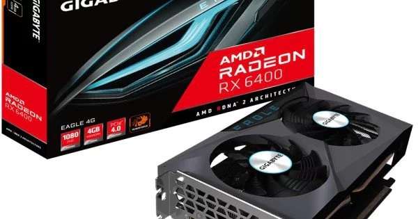 PC Digital: Tarjeta de Video Gigabyte AMD Radeon RX 6400 Eagle 4G 4GB 64-BIT GDDR6, PCI Express 4.0