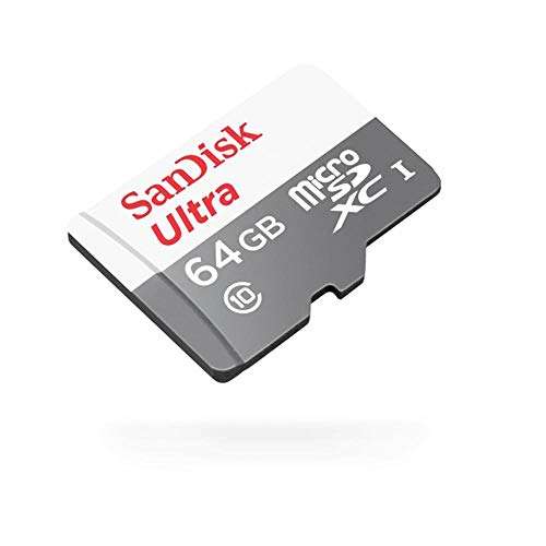 Amazon: SanDisk Ultra 64Gb MicroSD hasta 100Mbs