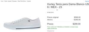 Costco: Hurley Tenis para Dama Blanco