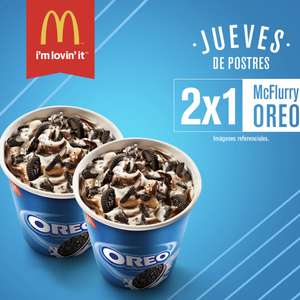 McDonald's - Jueves 2x1 en McFlurry de Oreo