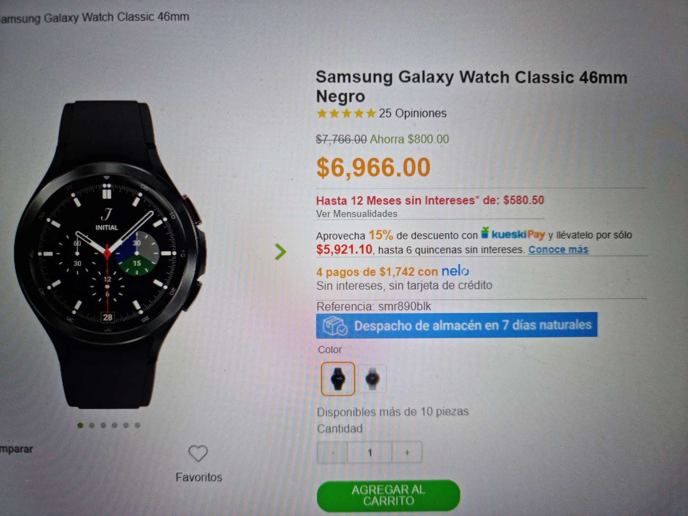 Doto : Samsung Galaxy Watch 4 Classic 46mm con Kueski Pay -  promodescuentos.com