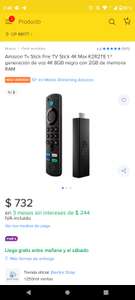 Mercado libre: Amazon Fire TV Stick 4K Max
