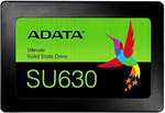 Amazon: ADATA Unidad de Estado Sólido SSD SU630 480 GB 3D NAND , SATA III,QLC,2.5",520 MB/s de lectura y 450 MB/s de escritura
