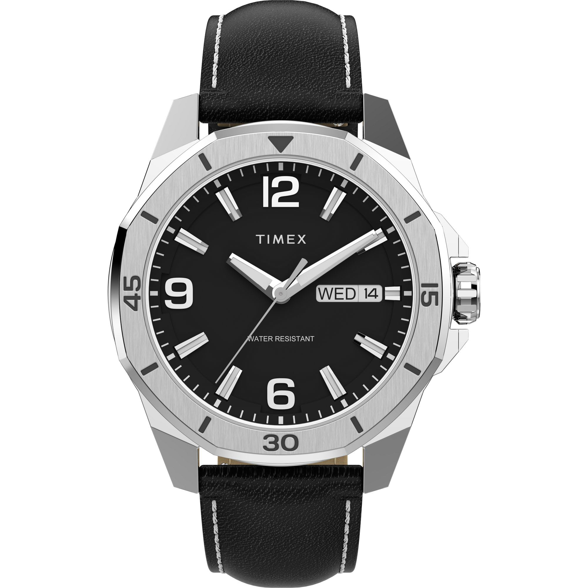 Amazon: Timex Essex - Reloj para hombre de 46 mm, esfera negra. EU