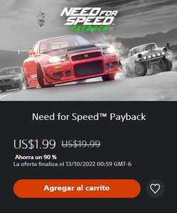 PlayStation STORE: Need For Speed Payback PS4