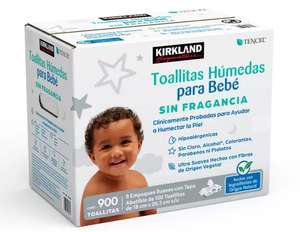 Costco: Kirkland Signature Toallitas Húmedas para bebé 900 pzas