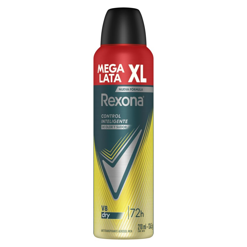 Amazon: REXONA MEN Antitranspirante XL en Aerosol V8, 210 ml. - Planea y Ahorra