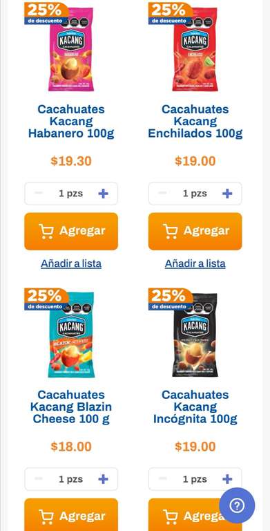Chedraui: 25% de descuento en cacahuates Kacang y Mafer seleccionados (Exclusiva tienda en línea)