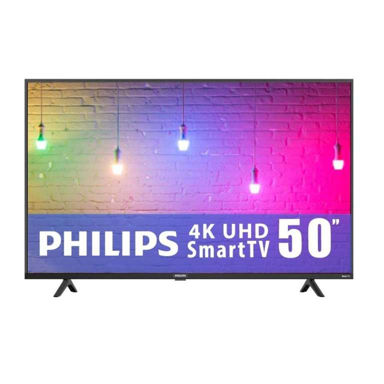 Walmart: Smart TV Philips 50 Pulgadas 4K Ultra HD con Roku TV. 15% con BBVA a 12msi y cupón