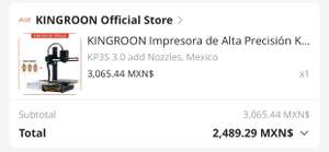 AliExpress: Impresora 3D marca KINGROON, KP3S 3.0