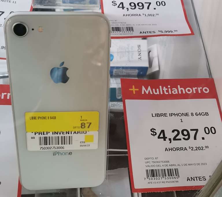 Walmart Tuxpan: iPhone 8 64gb liberado