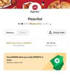 Uber Eats (zona centro CDMX): Pizza Hut: My Box, (uber one) $89