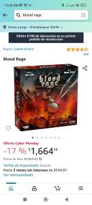 Amazon: Juego de mesa blood rage