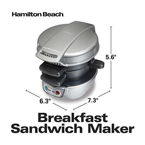 Amazon: Sandwichera para desayuno Hamilton Beach