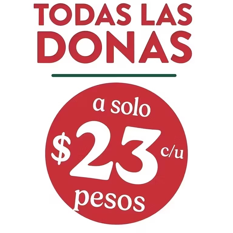 Krispy Kreme: TODAS las Donas a $23 PESOS c/u | 27 Agosto